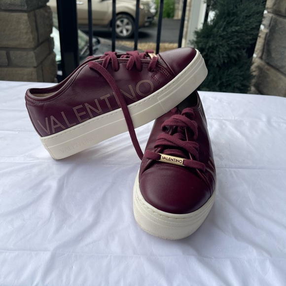 dalia leather platform sneakers